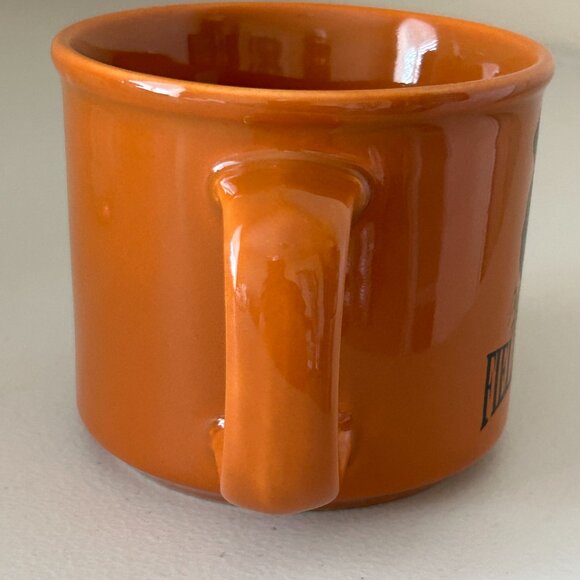 Black Labrador Retriever Dog Mug Field And Stream Coffee Cup Orange Man Cave - Picture 3 of 16